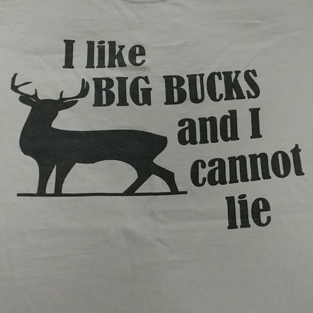 I Like Big Bucks and I cannot lie T Shirt Men's Gildan